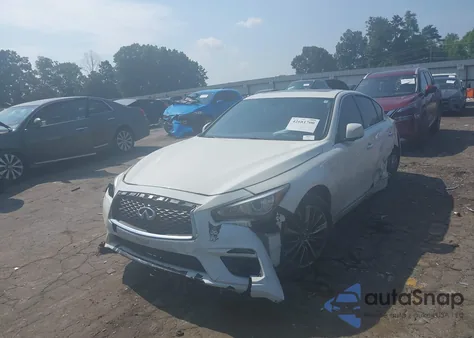 2018 Infiniti Q50 2.0T Luxe z USA, uszkodzony, nr VIN JN1CV7AP1JM240996